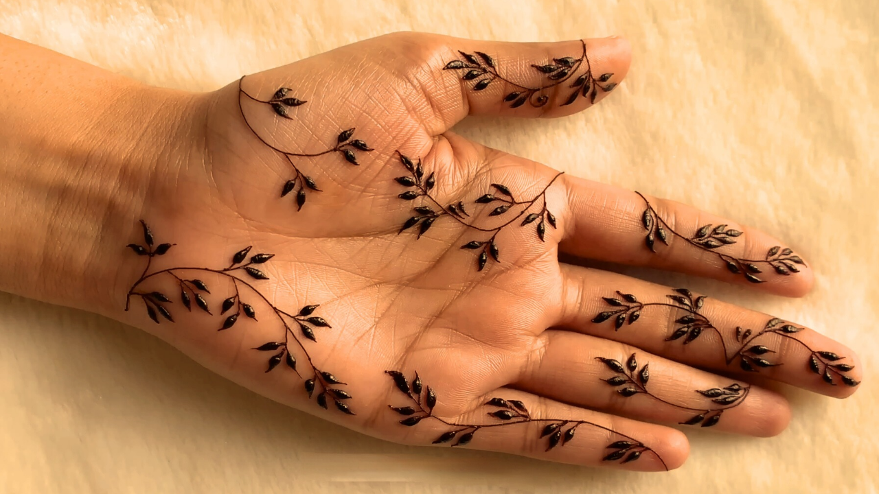 easy mehndi design