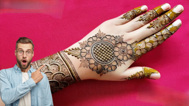 easy mehndi design