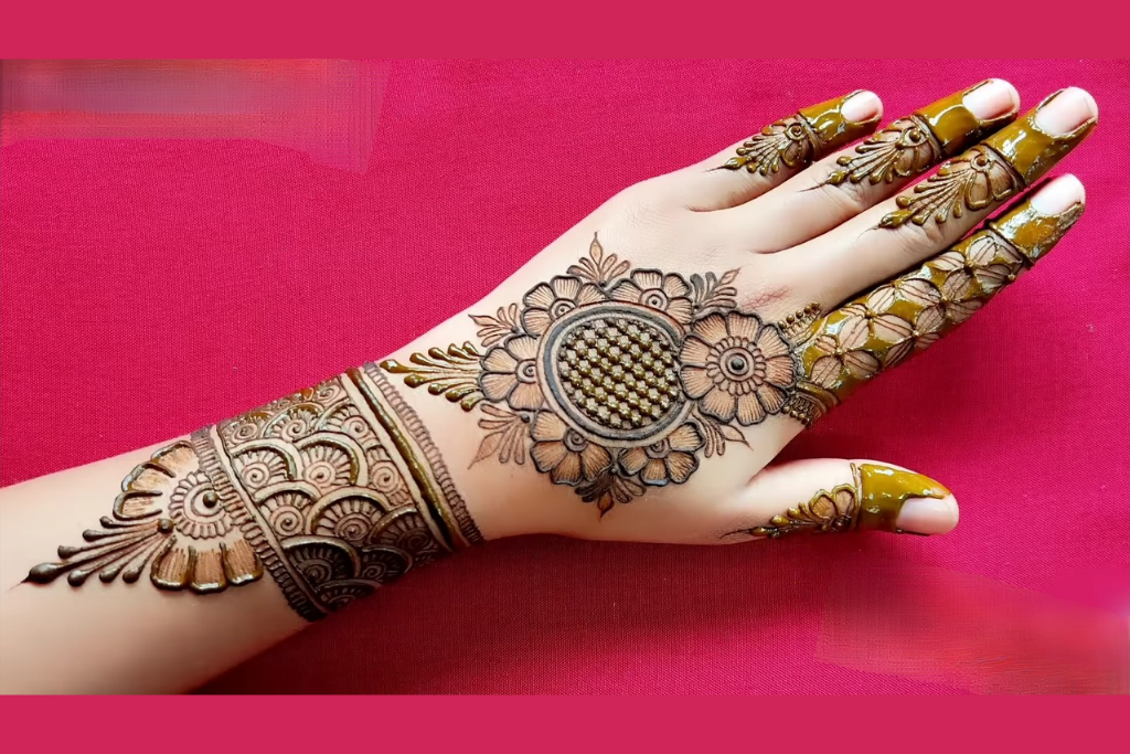 easy mehndi design